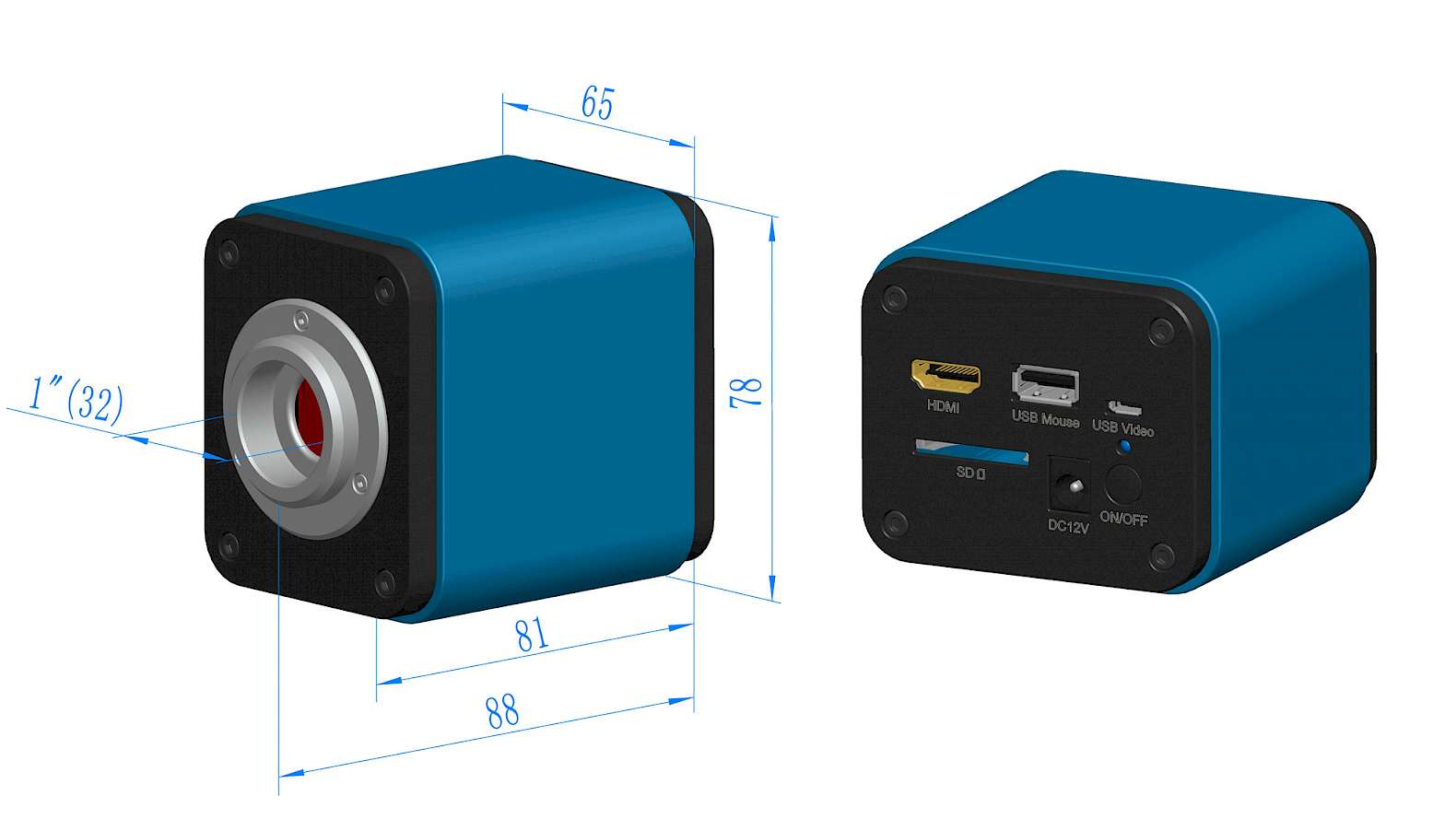 Dimension of ALPHA1080 Series