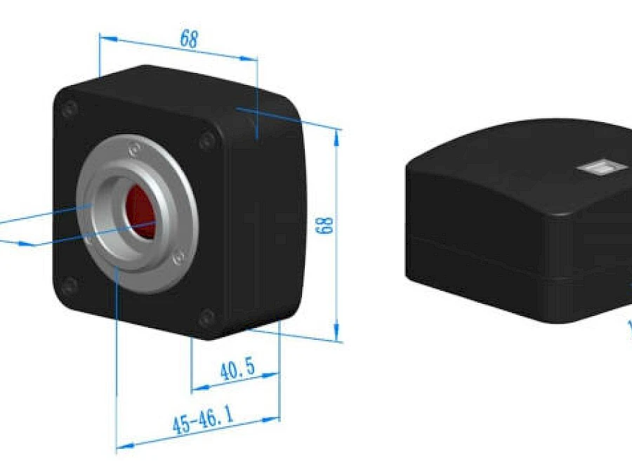 Dimension of EXCCD Series