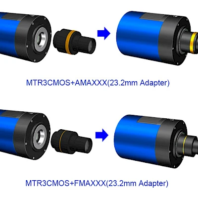Extension of MTR3CMOS with Microscope Adapter