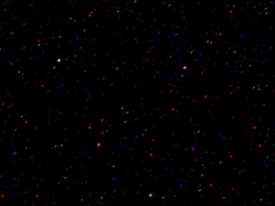 Hot noise for the MTR3CMOS at Gain 20 , 600 second, 15 Centidegree