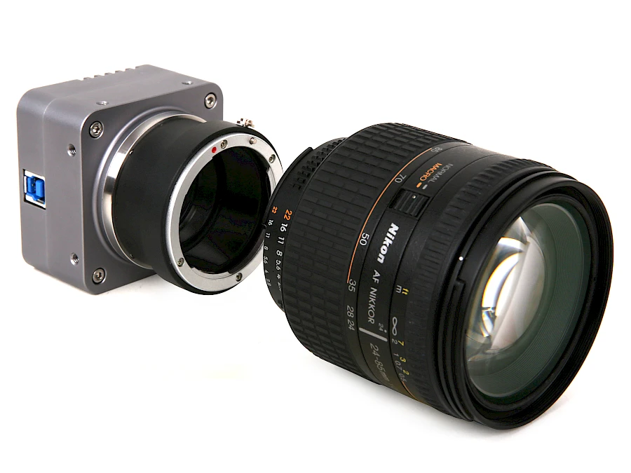 BigEye with F-mount+Lens