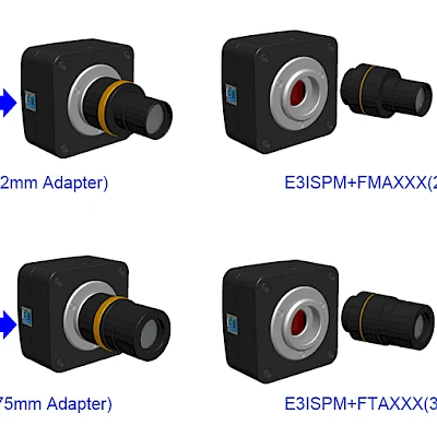 Extension of E3ISPM Series with Microscope or Telescope Adapter