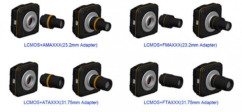 Extension of LCMOS with Microscope or Telescope Adapter