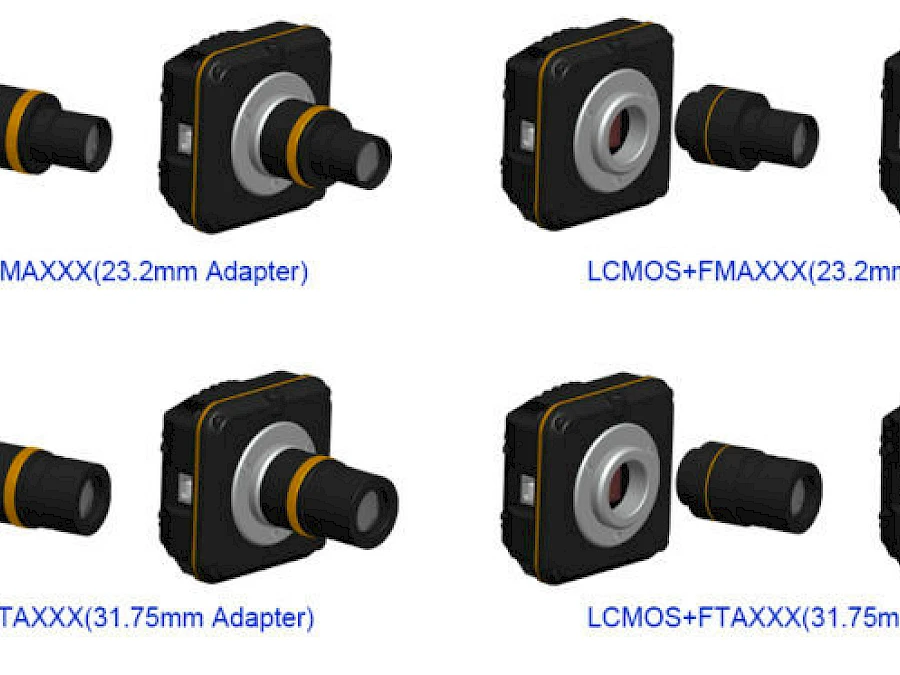 Extension of LCMOS with Microscope or Telescope Adapter