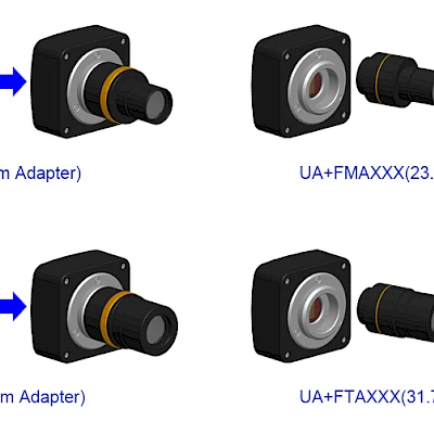 Extension of UA with Microscope or Telescope Adapter