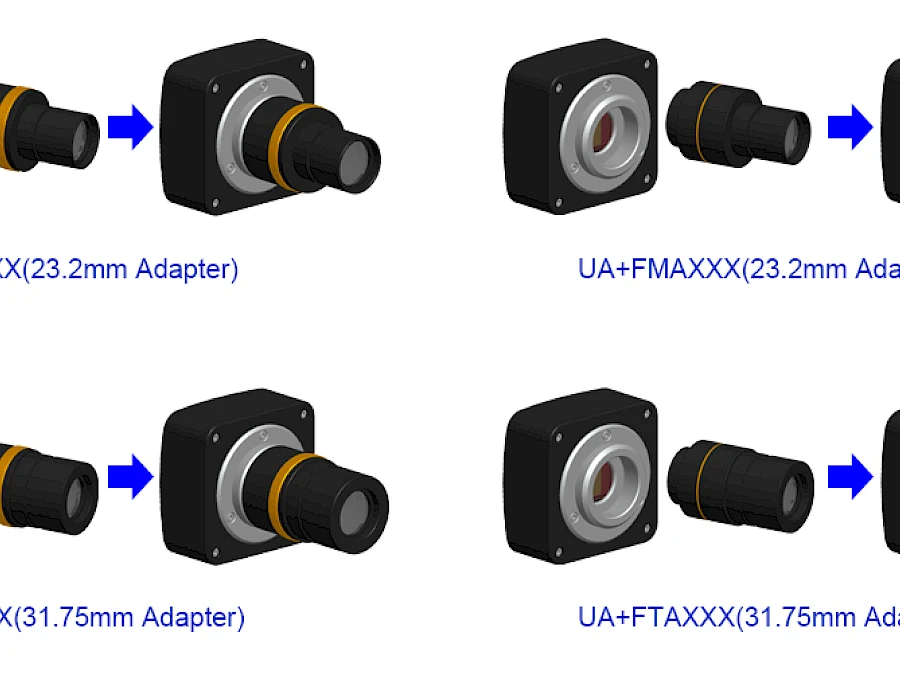Extension of UA with Microscope or Telescope Adapter
