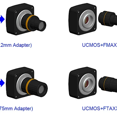 Extension of UCMOS with Microscope or Telescope Adapter