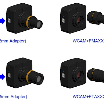 Extension of WCAM with Microscope or Telescope Adapter