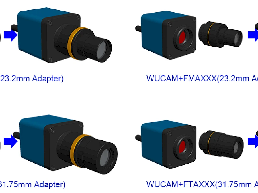 Extension of WUCAM with Microscope or Telescope Adapter