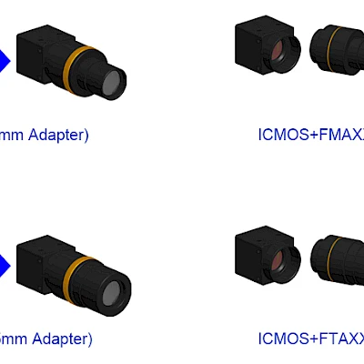 Extension of ICMOS with Microscope or Telescope Adapter