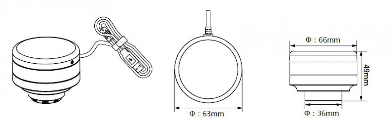 Dimension of MC500-G3