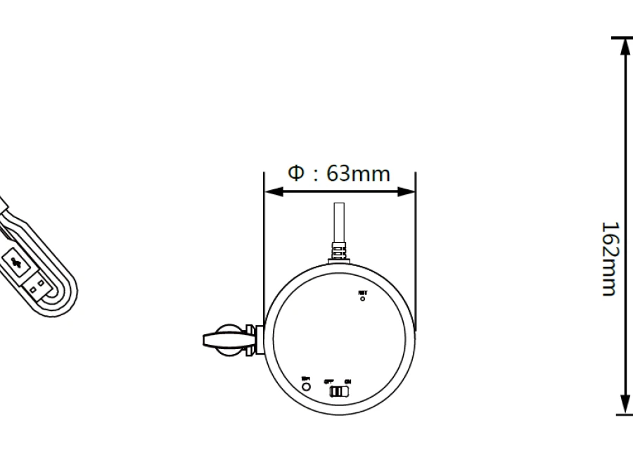 Dimension of MC510-W