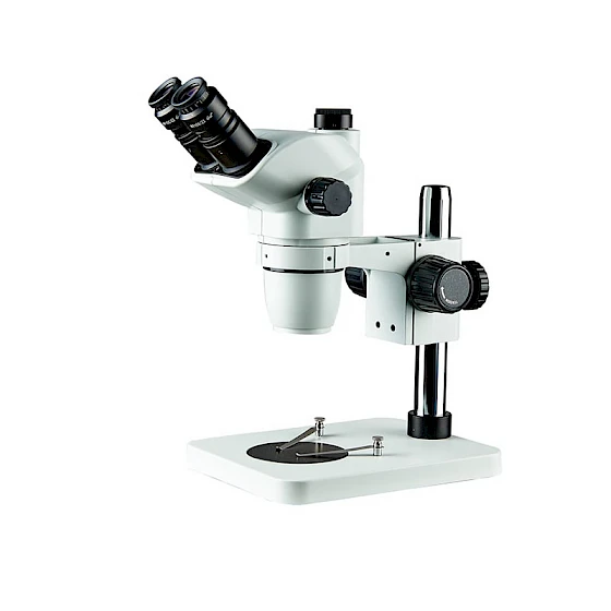 TZ6745 Series Trinocular Continuous Zoom Stereo Microscope with vertical phototube / C-mount