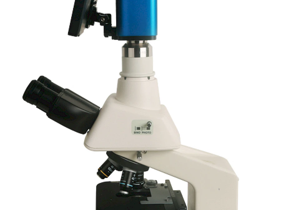 Side View of Nikon Microscope+XCAMSeries Camera and TPHD1080PA