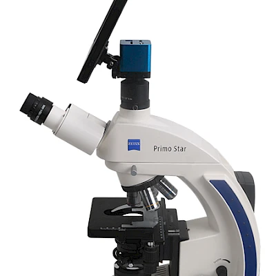 Side View of Zeiss Microscope+XCAMSeries Camera and TPHD1080PA