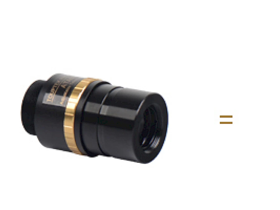 31.75mm Eyepiece to C-mount Adjustable Telescope Eyepiece Adapter