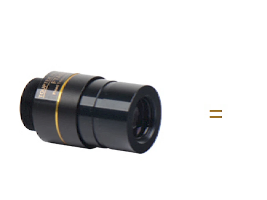 31.75mm Eyepiece to C-mount Fixed Telescope Eyepiece Adapter