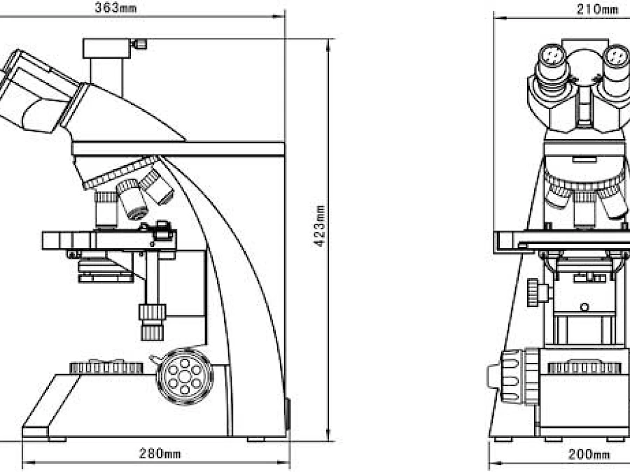 Dimension of BL-160A &amp; BL-160B