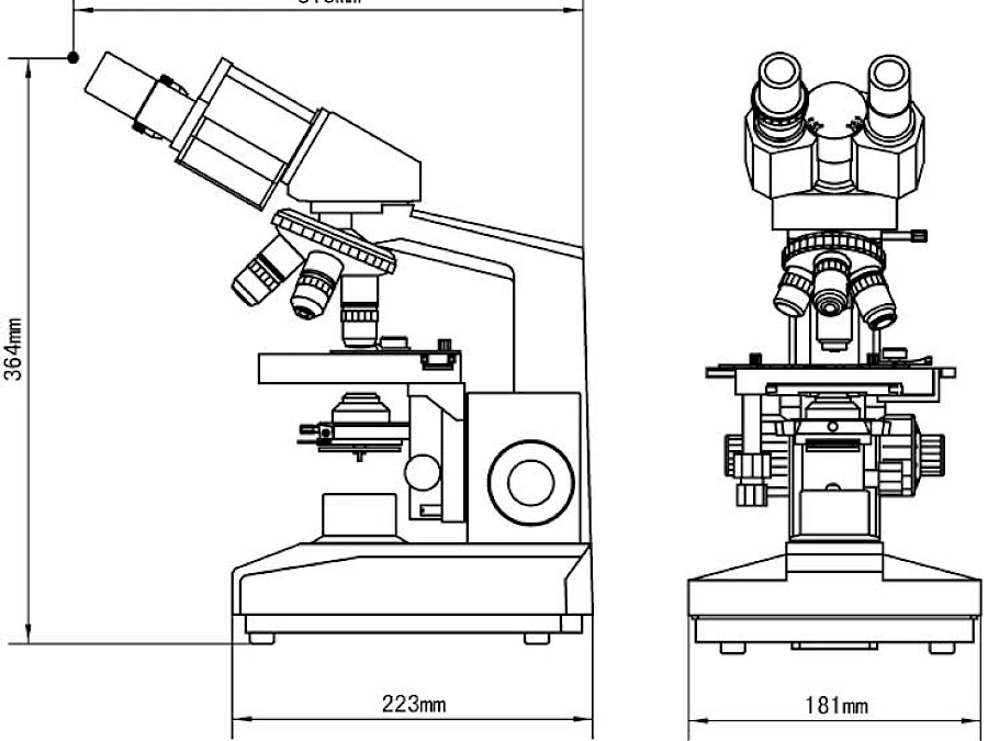 Dimension of BL-230A &amp; BL-230B
