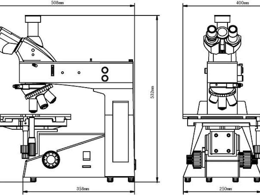 Dimension of VM4800DIC