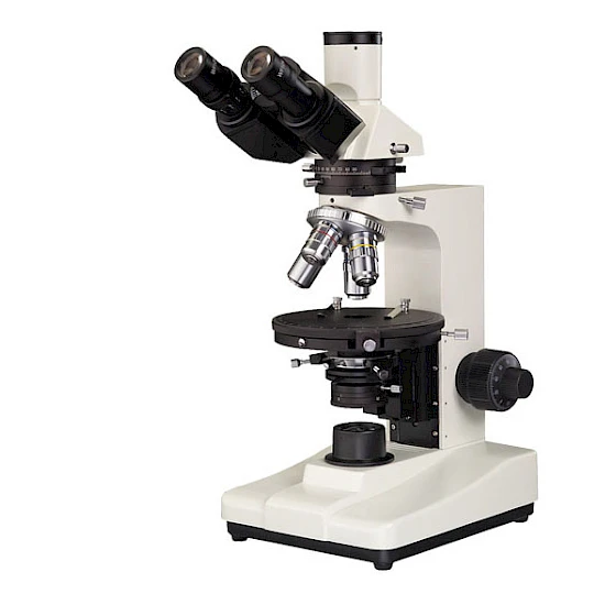 POL1500 Trinocular Standard Polarizing Microscope with Transmitted Halogen Lamp