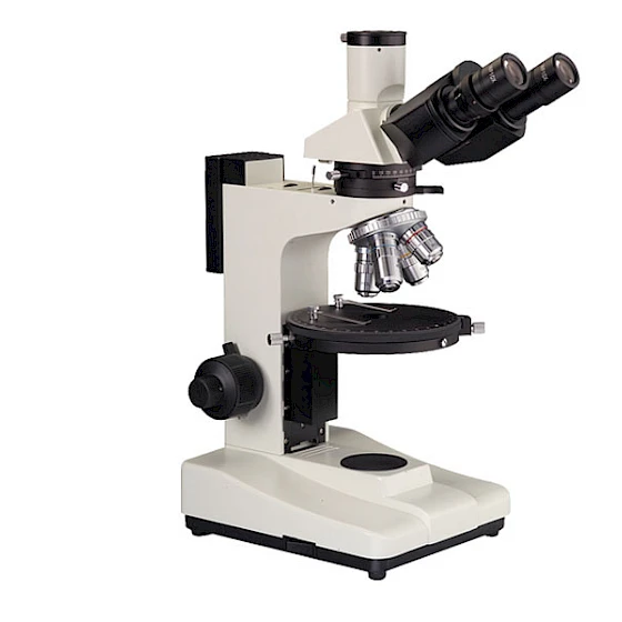POL1510 Trinocular Standard Polarizing Microscope with Reflected Halogen Lamp