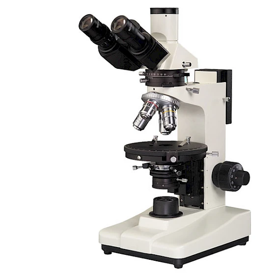 POL1520 Trinocular Standard Polarizing Microscope with Reflected & Transmitted Halogen Lamp