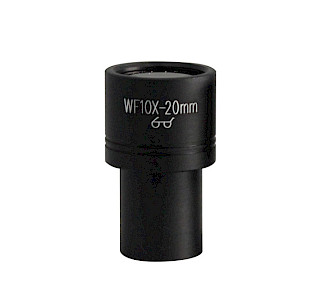 WF 10X 20mm Eyepiece for Metallurgical/ Biological Microscopes 23.3mm with Scale and Reticle