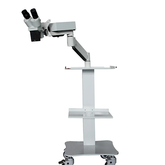 VMS102CD Table Mounted Dental Microscope Trolley Type Operating