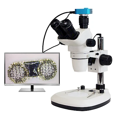 TZW6555 Stereo Microscope with its Connected HDMI Camera