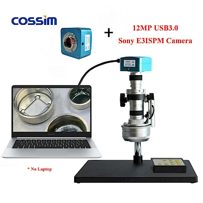 DTE-5 Auto 3D Stereo Microscope with its Connected USB Camera