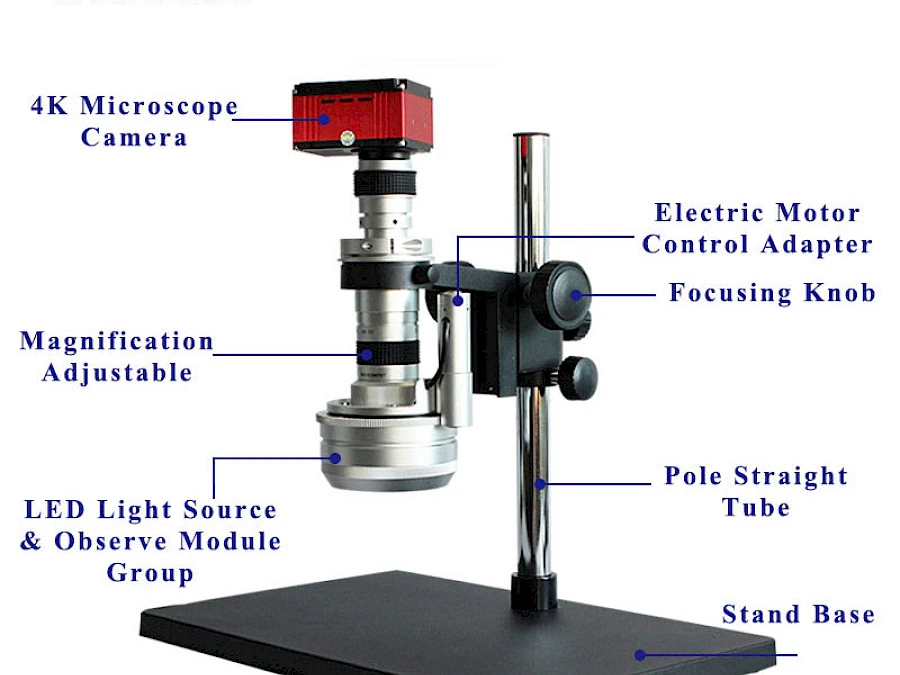 Structure of DTE-5 Auto 3D Stereo Microscope