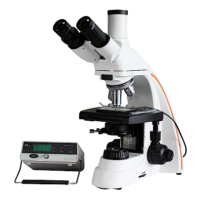 HS128 with its Biological Microscope
