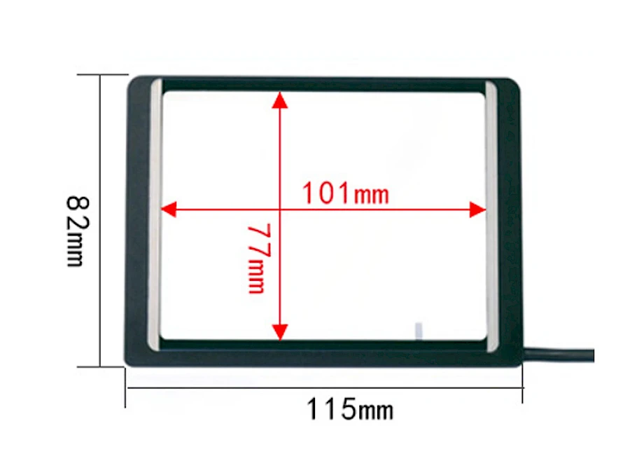 The Size of the HS101's Glass