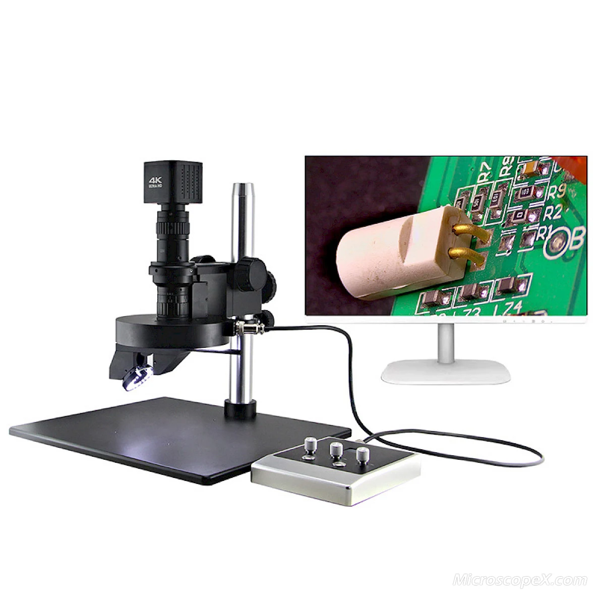 DTE-25 3D Stereo Microscope with 4K Measuring Camera