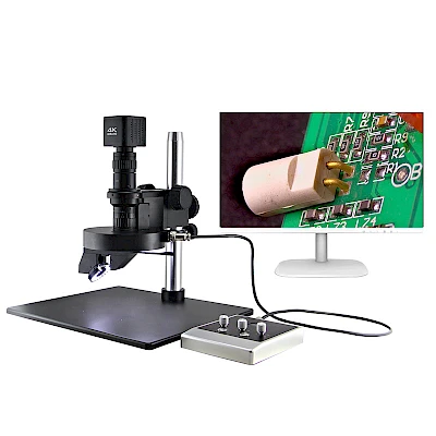 DTE-25 3D Stereo Microscope with 4K Measuring Camera