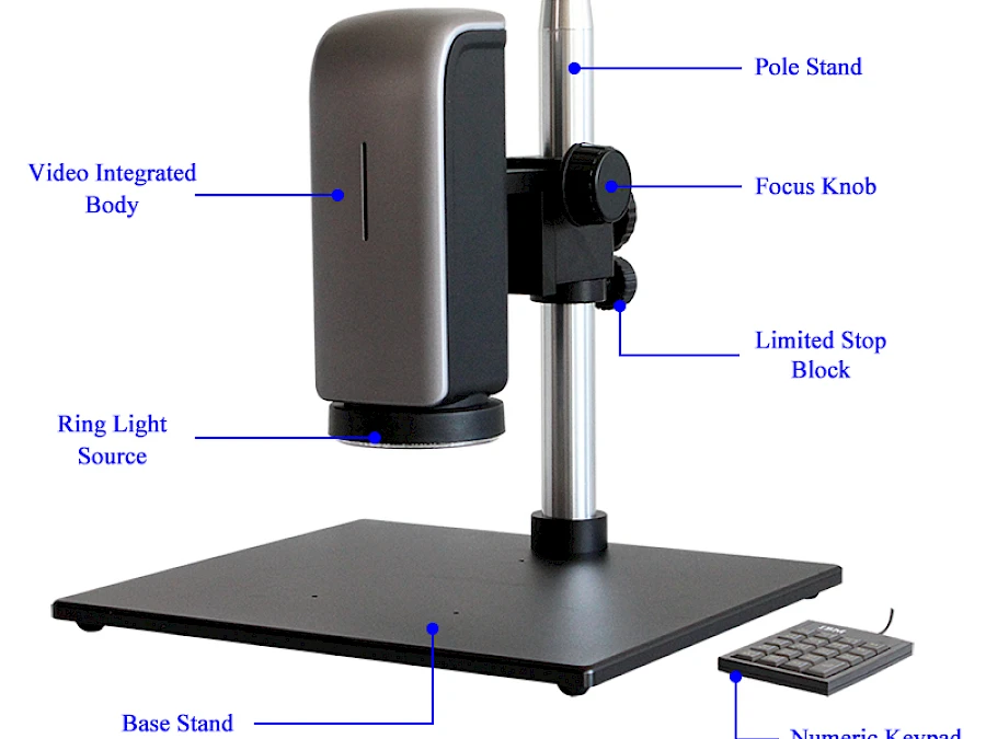 Structure of HVS-15AF Video Stereo Microscope