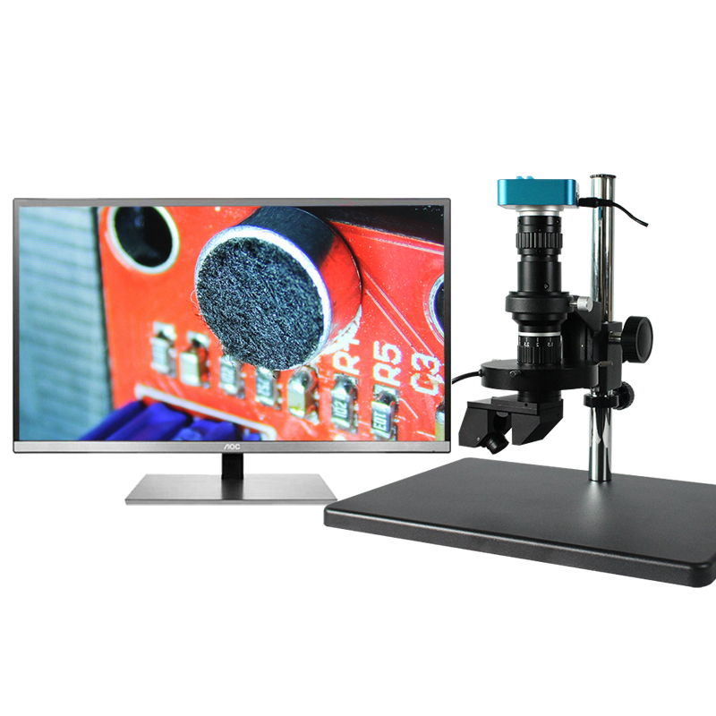 ATE-5 3D Manual Stereo Microscope with 16MP HDMI Camera