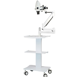 VMS105CD Dental Microscope Operating with Integrated Camera & Image Software
