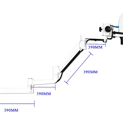 Size of VMS105CD Arm Mounting