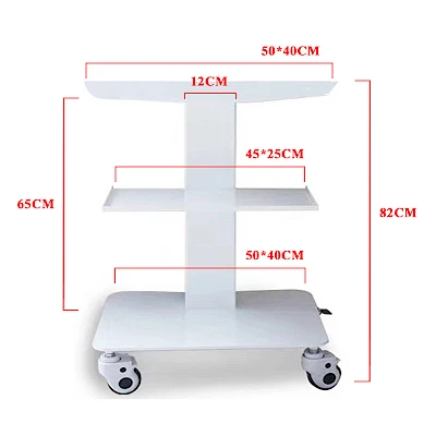 Size of VMS105CD Trolley Table