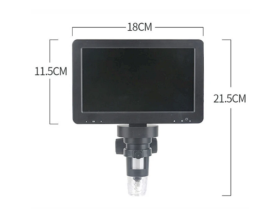 Size of DM9 Digital Microscope