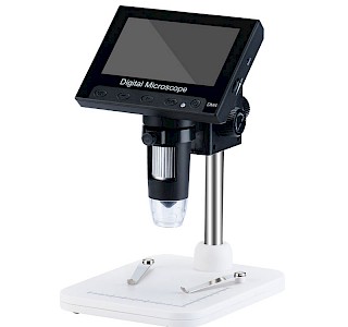 DM4 1000X 4.3 inch Portable Desktop Screen Magnifier Digital Microscope