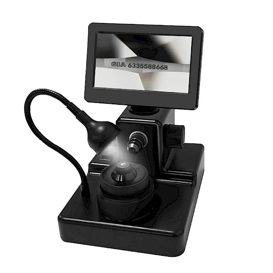 DM-10 50X~1000X 4.3inch HD Digital Diamond Gem Microscope with Rechargeable Battery