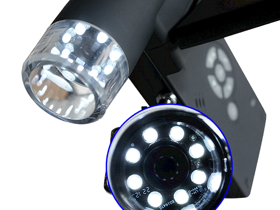 8 LEDs Light Source of JT39 Digital Microscope