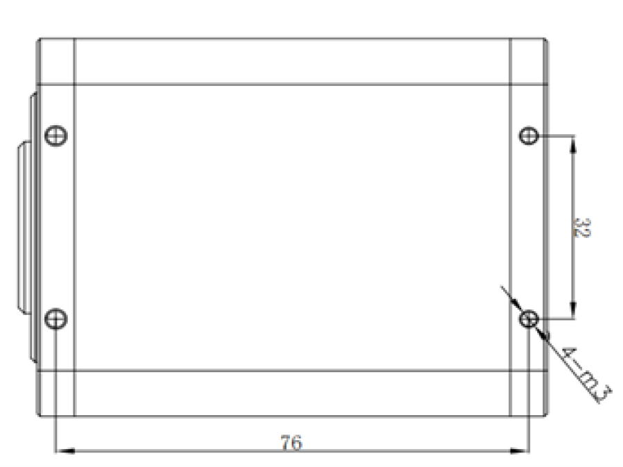 Dimension of the Side View
