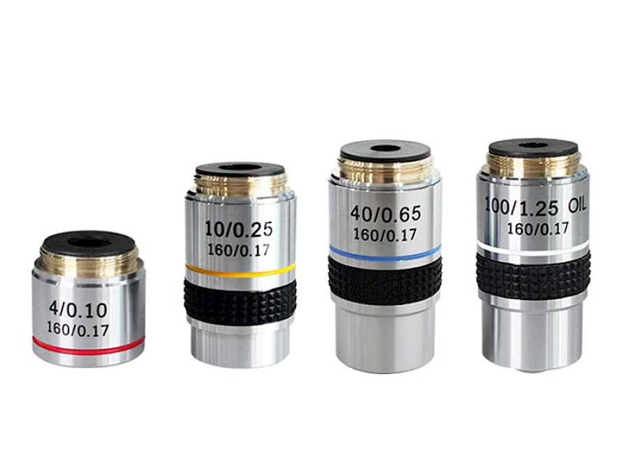 195mm Achromatic Biological Microscope Objective Lens