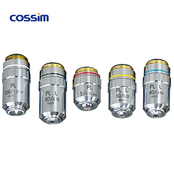 Finity Plan Achromatic Metallurgical Microscope Objective Lens for 5X 10X 20X 40X 50X 60X 80X 100X