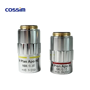 5X & 10X Infinity APO Plan Achromatic Metallurgical Microscope Objectives
