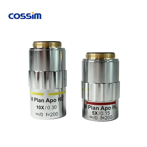 Full APO Long Working Distance Infinity Plan Apochromatic Microscope Objective Lens 2X 5X 10X 20X 50X 100X